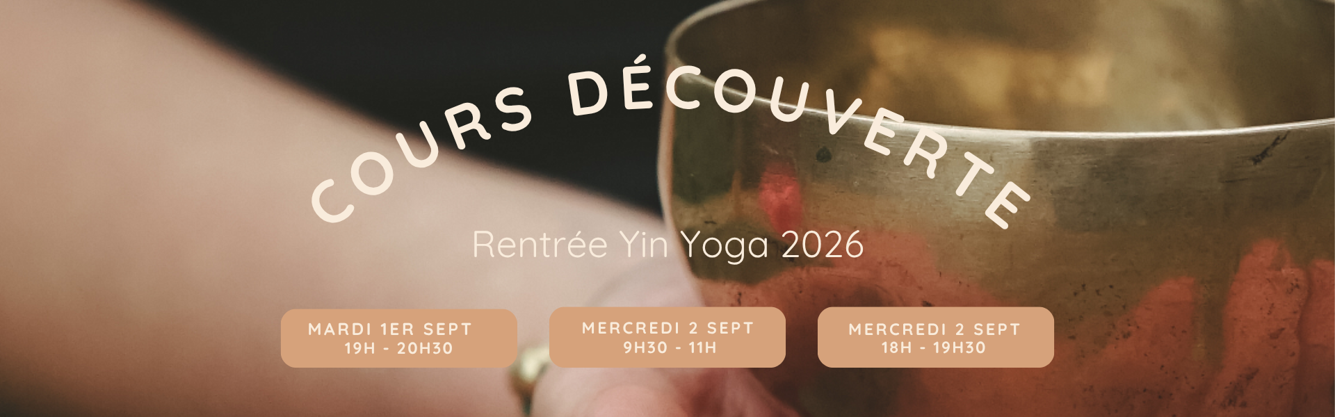 Cours découverte offert de Yin Yoga à Montaigu-Vendée